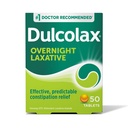 Dulcolax Stymulant Laxative Tablets, Przewidywalne i skuteczne zaparcia Relief, Relieves Straining & Bloating, Bisacodyl 5 mg, 50 Count