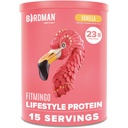 BIRDMAN Fitmingo Vegan Protein Powder z Inozytolem, Colagen Boosters, Kwas hialuronowy i witamin 124; Niskie węglowodory, Wolne od nabiału, Niskie kalorie 124; 23g Proszek z białka borówkowego z Myo- Inozytol