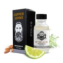 Copper Johns Premium Beard Oil for Men - Natural Formula with Jojoba & Castor Oil - Lightweight Non-Greasy Beard Moisturizer - Softens, Hydrates & Tames Frizz - Polys-Bergamot & Cherry Almond 1 oz
