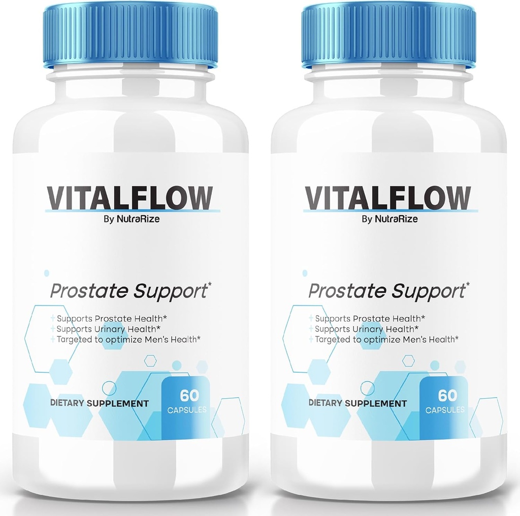 (2 pack) Kapsułki VitalFlow, Formuła Zaawansowanej Prostate Support VitalFlow, Oficjalna Naturalna Formuła do Regain Control, Maksymalne dawki siły do wsparcia Wellness, Przeglądy przepływu Vital (120 Kapsułki)