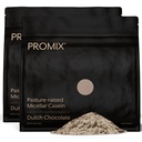 ProMix Nutrition Casein Protein Powder - Grass- Fed, Pasture Raised, Slow Release 25g Micellar Casein - 5,4g BCAAs Gluten Free, Sugar Free, Soy Free - Czekolada, 5lb