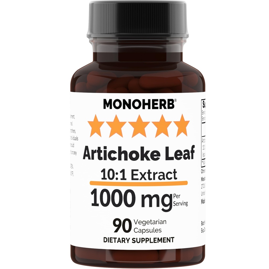 MONOHERB Artiduck Leaf Extract 1000 mg - 90 Kapsułki wegetariańskie
