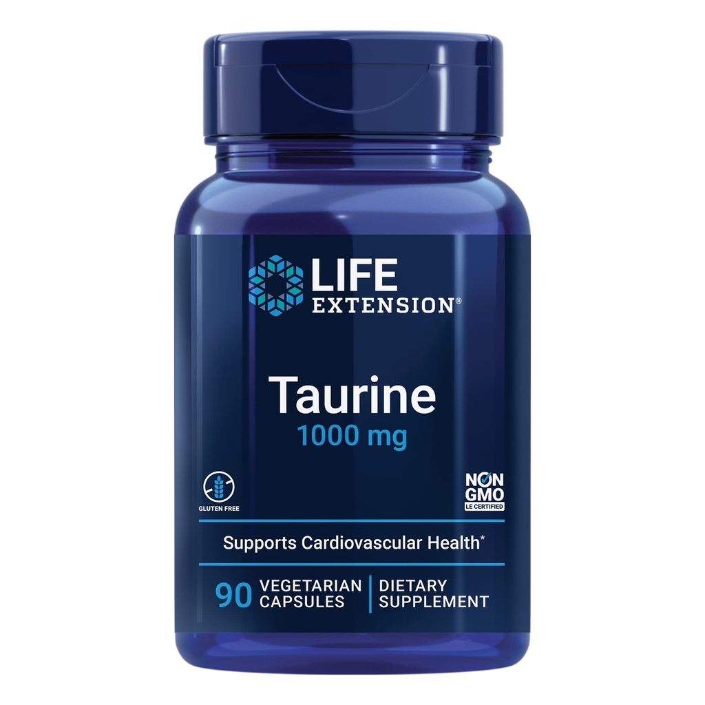 Life Extension Super Selenium Complex z witaminą E i Tauryna Amino Acid - Zdrowie komórkowe, Serce, Wątroba, Mózg, Mięśnie, Ćwiczenia i Długoterminowe Wsparcie