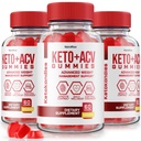 NutraRize (Opakowanie 3 KetoKandies Keto + ACV Gumki do utraty wagi, Maksymalny suplement siły, Keto Kandies Recenzje (180 Gumies)