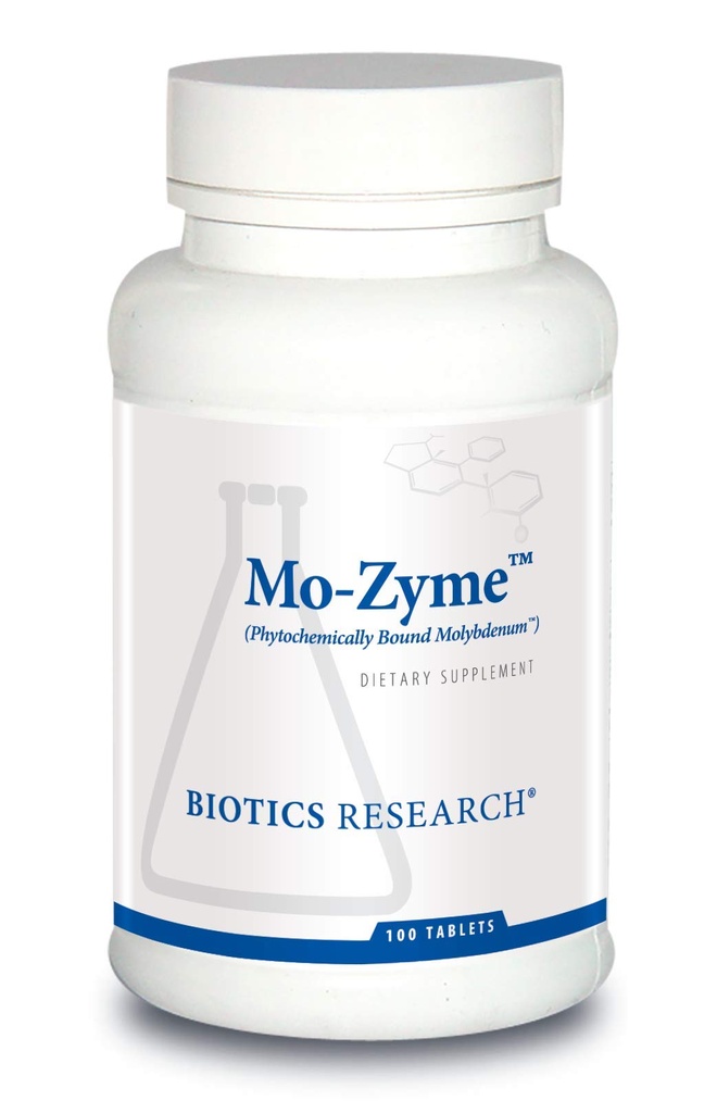 Biotics Research Mo- Zyme Molibden 50 mikrogramów, Wsparcie dla wątroby, Detoksykacji, Element śladowy, Zdrowy metabolizm, Wsparcie przeciwutleniacze 100 Tabletki