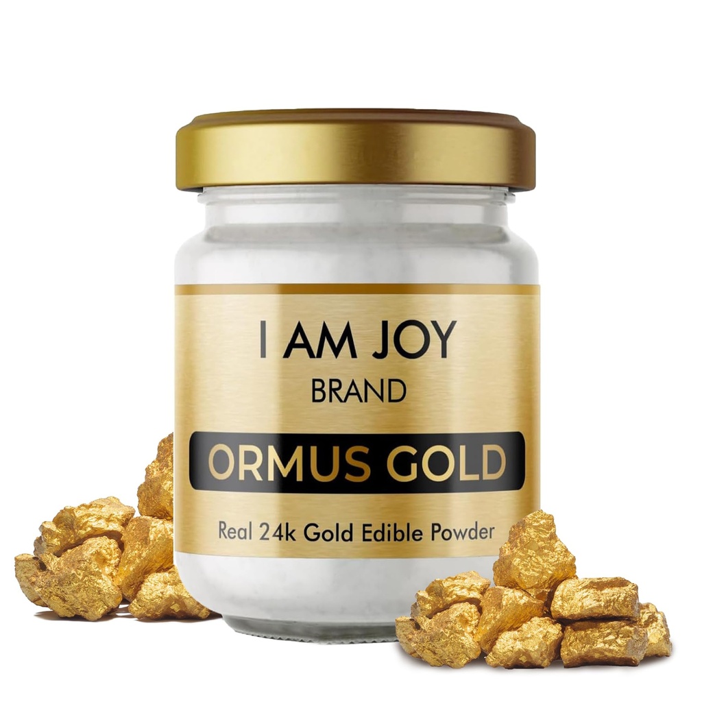 Jestem Joy co. Czysty Ormus Biały Złoty Proszek Monoatomowy M- Stan 24k 99,99% 124; No Plastic, No Lye, No Dyes, No Fillers