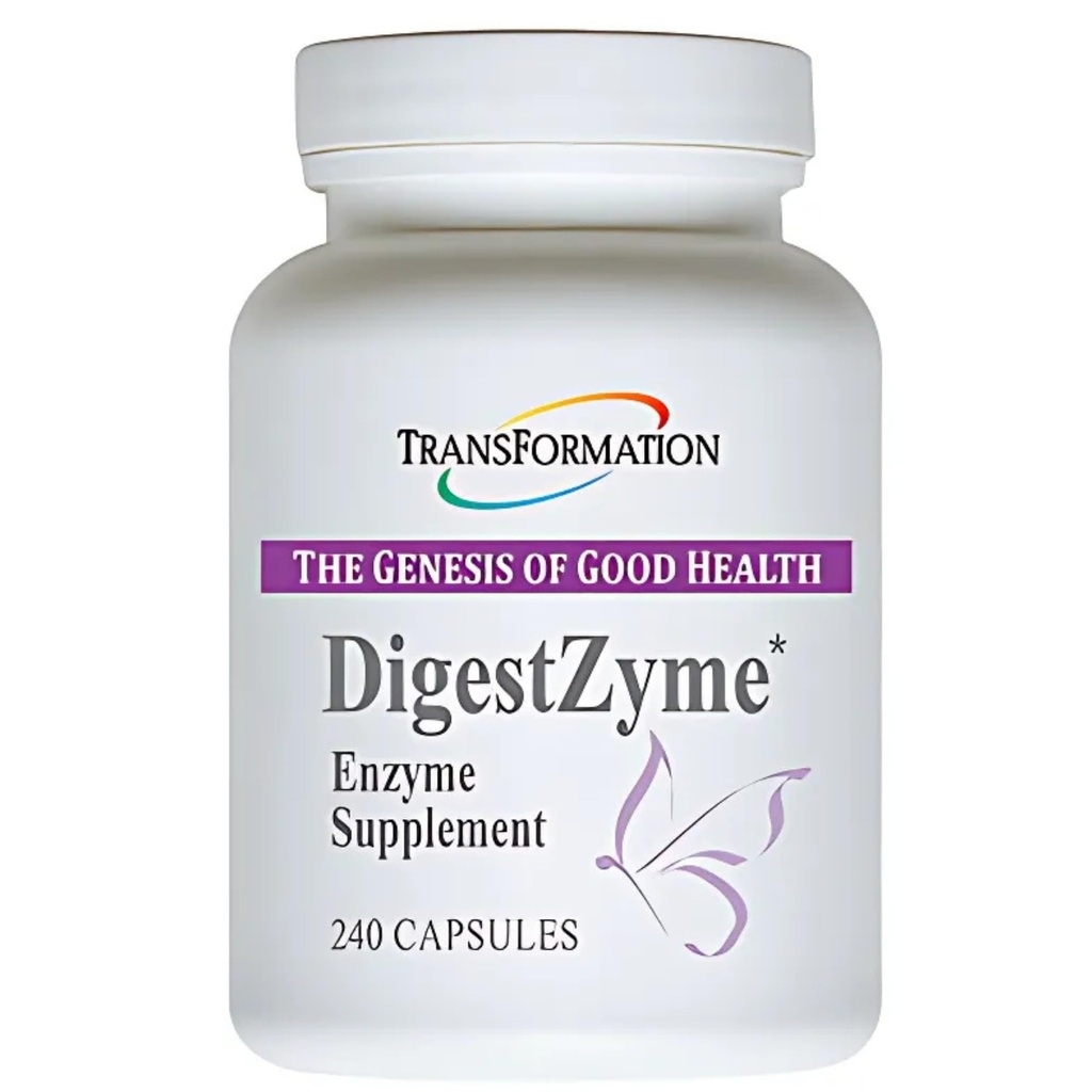 TRANSFORMACJA GENEZJI DOBRYCH Enzymów ZDROWOTNYCH Naturalna formuła suplementu digestZyme dla ogólnego zdrowia, Wchłanianie składników odżywczych, Support Trawienie w czasie ciąży i laktacji, Dzieci