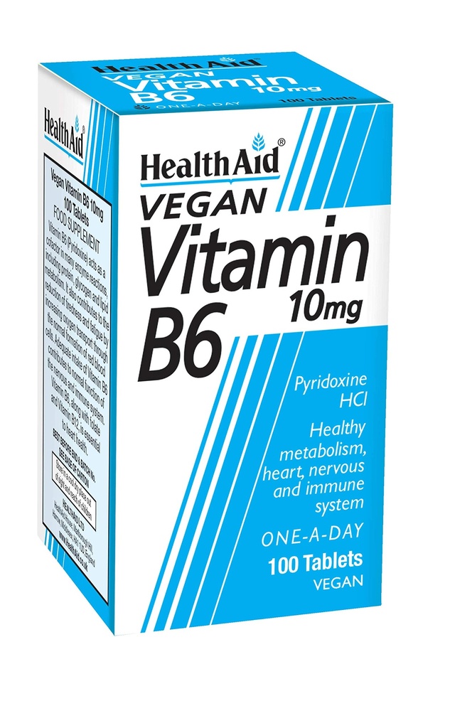 Pomoc zdrowotna Witamina B6 (HCl pirydoksyny) 10mg 100 tabletek