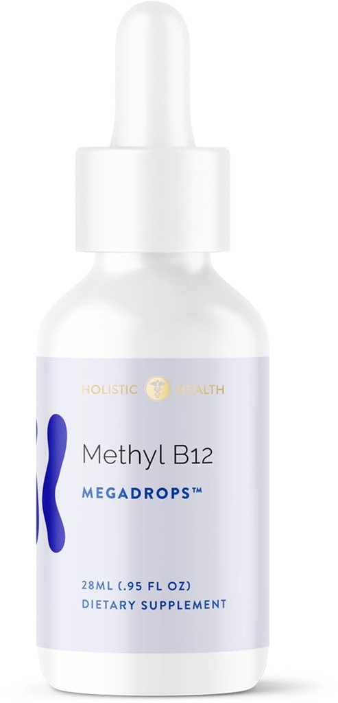 Holistyczne zdrowie metylowe B12 MegaDrops ™ 28ML (.95 FL oz)