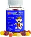 Gummi King Vitamin- D suplement, truskawka / cytryna / pomarańcza / winogrona / wiśniowy / grejpfrut, 60 Hrabia