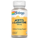 SOLARAY Acetyl L- Carnitine 500 mg ETA124; Zdrowa energia komórkowa, pamięć, nastroje i wsparcie sercowo-naczyniowe ETA124; 30 VegeCaps