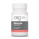 Alergia Research Group Niacin Supplement - Witamina B3 dla mężczyzn i kobiet, Niacyna z zaczerwienieniem, Kwas nikotynowy, NAD, 250 mg kapsułki wegetariańskie - 90