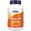 Teraz żywności Suplementy, Olej z Borage 1000 mg z 240mg GLA (Gamma kwasu linolenowego), 120 Softgels