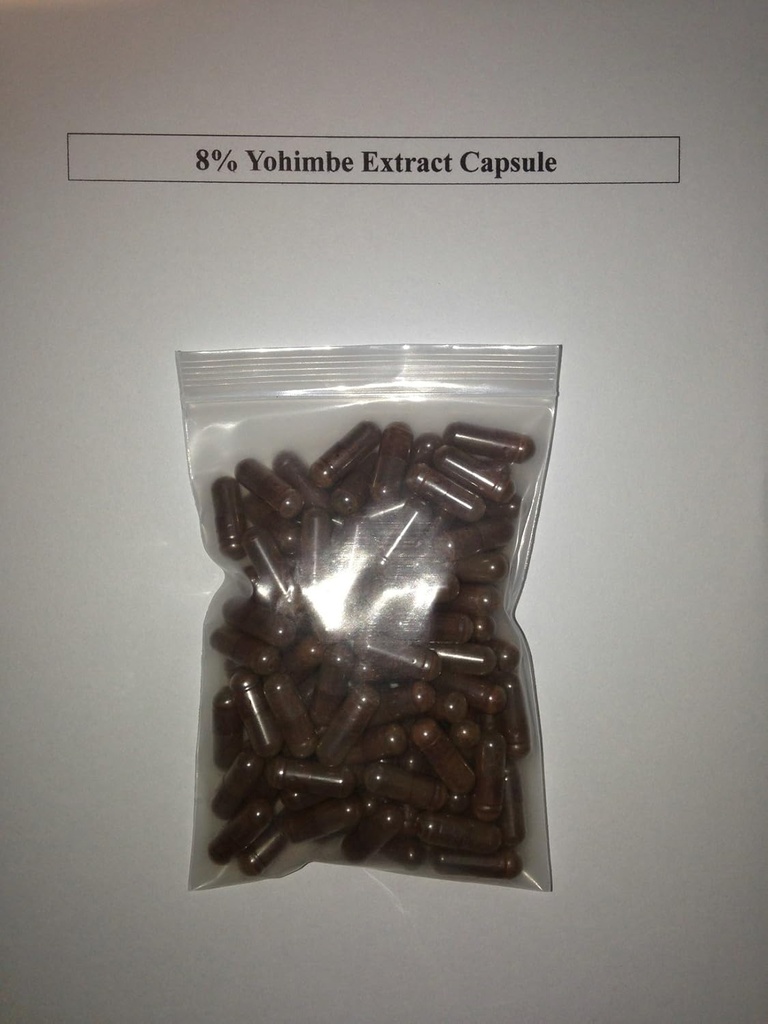 8% Yohimbine Yohimbe Bark Extract 400 mg x 1000 kapsułki / afrodyna