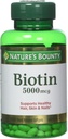 Bounty Biotin 5000 µg, 60 tabletek szybkiego rozpuszczania (opakowanie po 2)