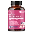 NATURA DOCELOWE Probiotyki kobiece waginalne, 100 Miliard CFU Probiotyki i Prebiotyki z Enzymów Digestive, Żurawiny i D- Mannoza - Wspiera pH Równowaga, Odor & Urynary Tract Health - 90 Kapsułki