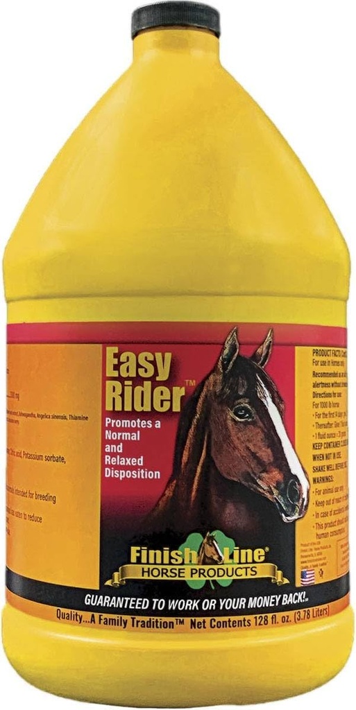 Wykończ linię Easy Rider Equine Supplement 128 oz