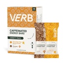 Verb kofeinowane batoniki energetyczne Variety Pack - 2 pyszne smaki (26g, Pack of 16) 110- Calorie pyszne Low Sugar Energy Bar, Wegan & Gluten Free On- Go Snack z 80mg zielonej herbaty Kofeina