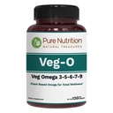 Pure Nutrition Vegan Omega 3- 5- 6- 7- 9 XI124; 120 Softgels XI124; 600mg na serwowanie 2 Softgels XI124; Multi Omega Supplement for Total Health XI124; Non GMO XI124; Gluten Free