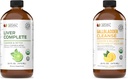 Kompletne produkty naturalne Wątroba Kompletna 16oz & pęcherzyk żółciowy Kompletny 16oz Bundle