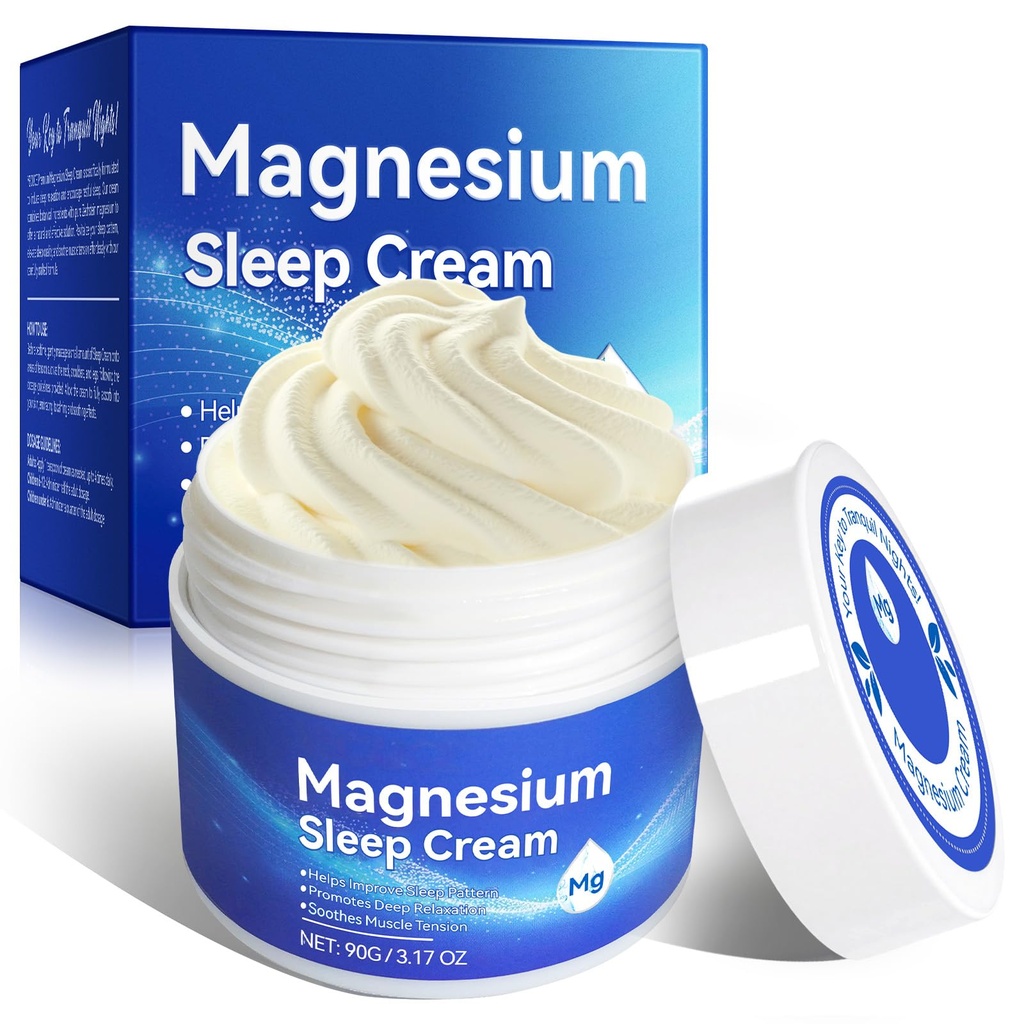 Olej magnezowy do stóp, Topical krem magnezowy, Wysokie stężenie Genuine Zechstein