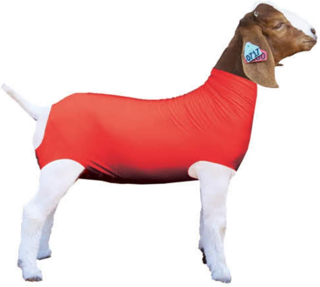 Pokaż Pro Red Spandex Kozy Kozy - Pokaż dostawy zwierząt domowych: Kozy Pokrywy i koce