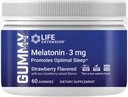 Rozszerzenie życia Gummy Science ™ Melatonina (Truskawka), 3 mg, Optimal Sleep Support, Zdrowy Rytm Circadian, Cellular Defense, Gluten- Free, Non-GMO, Wegetarianin, 60 Gummies
