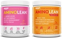 RSP NUTRITION AminoLean Pre Workout Energy (Różowa Lemoniada 30 Służenia) z AminoLean Recovery Post Workout Boost (Blood Orange 30 Służenia)