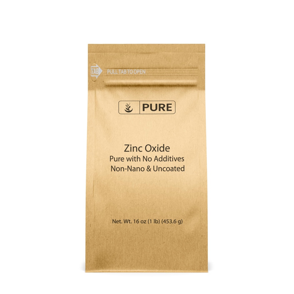 Pure Original Ingredients Zinc Oxide, Eco-Friendly Packaging, Non-Nano (1 Pound)