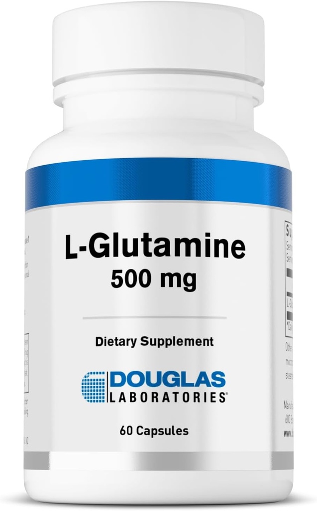 Douglas Laboratories L- Glutamine BEAN 124; Wspomaga strukturę i funkcje przewodu pokarmowego (GI) Tract i układu immunologicznego BEAN 124; 60 Kapsułki