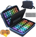 Monthly Pill Organizer Box 2 razy dziennie, Monthly Pill Box AM PM z 32 Daily Pocket Case, Traval Pill Box z przenośnym Hard Case, Extra Large Medicine Box trzyma witaminy, Cod Liver Oil & Suplement
