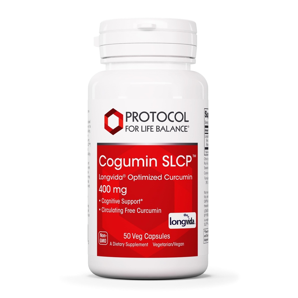 PROTOKÓŁ BALANCJI ŻYCIA Kogumin SLCP 400mg Kurkumina - Wsparcie neurologiczne - z ekstraktem Curcuma Longa - Suplement do wsparcia kognitywnego - Przyjazny dla warzyw i niezmodyfikowany genetycznie - 50 Kapsułki Veg