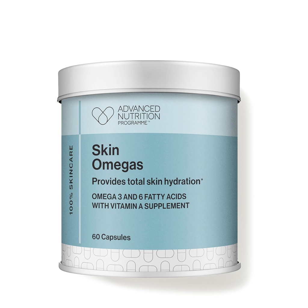 Advanced Nutrition Programme Skin Omegas Supplement dystrybuowane przez jane iredale, 30-dniowa dostawa