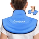 Ice Pack for Neck and Shoulder Pain Relief, Neck Ice Pack Wrap żel wielokrotnego użytku Hot Cold Compress Therapy Upper Back Duży Ice Pack dla urazów, Opuchlizna, Chirurgia szyjna, Spain
