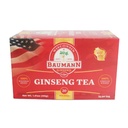 Baumann Premium American Ginseng Tea Bags (20 Tea Bags) - Autentyczne Panax Wisconsin Ginseng Herbal Panax Ginseng Herbal - Zdrowa zielona herbata z antyoksydantem Ginsenozydy dla Ulepszony Focus & Energia