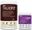 RSP NUTRITION Vegan AminoLean Pre Workout Energy (Acai 25 Służenia) z proszku protein TrueFit (Czekolada 2 LB)