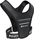 ZelaFit ™ Kamizelka do biegania dla kobiet i mężczyzn Uchwyt do telefonu - Idealny do biegania biegów, Akcesoria do biegania, Uruchamianie Essentialów - Lekki uchwyt do jazdy w klatce piersiowej