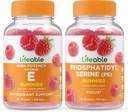 Żywa witamina E + fosfatydyloseryna (PS), Gummies Bundle - Great Desting, Suplement witaminy, Gluten Free, GMO Free, Gummy do żucia