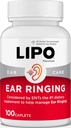 Lipo- Flavonoid Plus szum w uszach - Doktor- Zalecane dla Ringing Ears - Klinicznie - Proven Lemon Bioflavonoid Complex z witamin C, B1, B2, B6, B12, & Wapń - 100 Kapletów