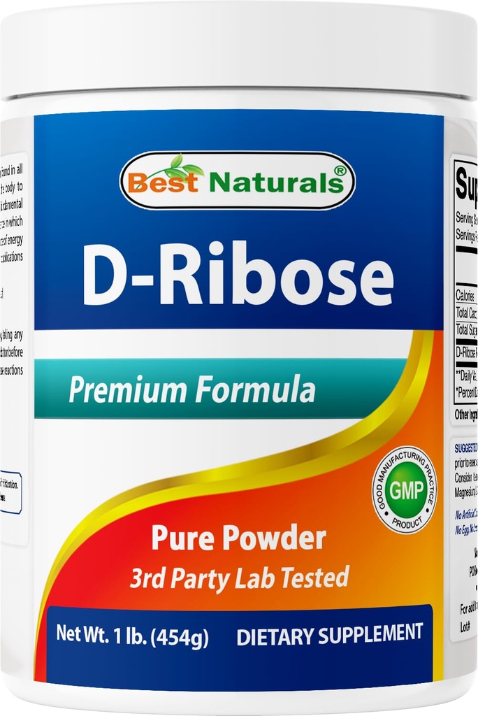 Najlepsze naturalne D- Ribose proszek 1 funt