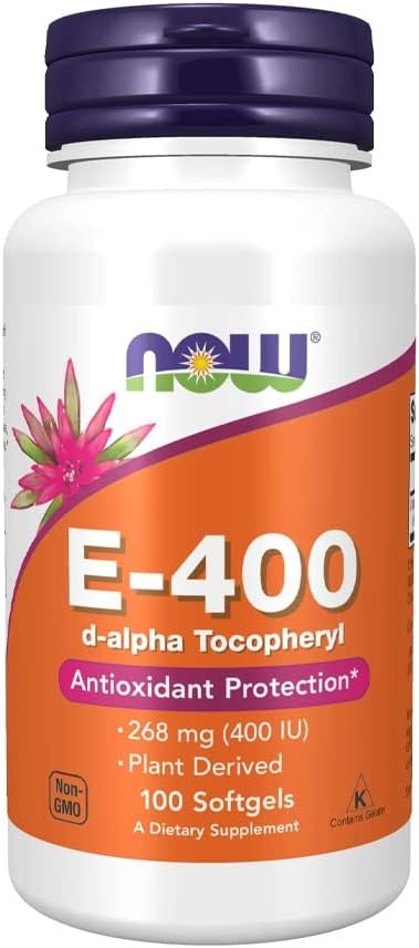 Teraz żywność Witamina E- 400 Mieszane Tokoferole - 100 Softgels