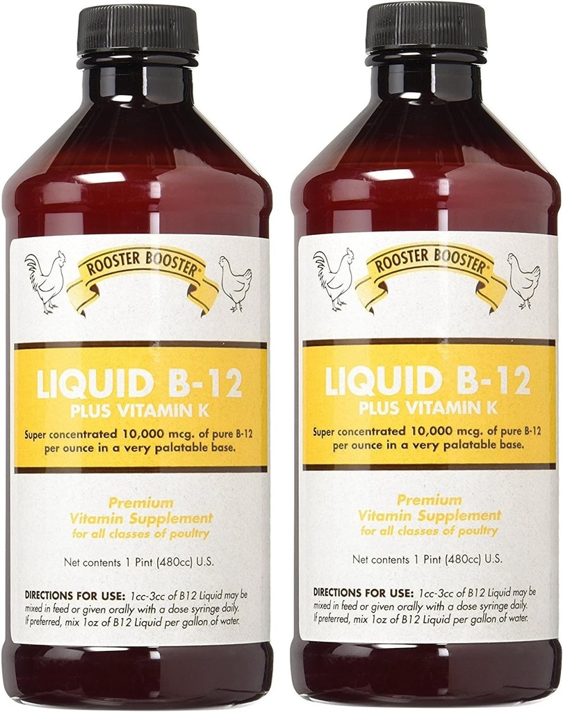 Rooster Booster (2 opakowania) B- 12 Liquid, 16- Ounce