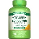 Nature 's Truth Turmeric Curcumin Complex Supplement Agregat 124; z Black Pepper Extract, Ginger & Astragalus Next 124; 200 Softgels Rapid Release 124; Non-GMO i Gluten Free
