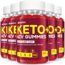 Keto ACV Gummies - 1500mg Jabłko Cydr Ocet z Matką - Wegan, Non-GMO, Organiczny Jabłkowy Cydr Gummeje dla Kobiet, Detox & Cleanse, 5 Pack