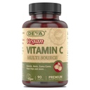 DEVA Vegan Vitamin - Wegan Food Based Premium Witamina C - Wieloskładnikowa - Nie-GMO - 90 Tabletki