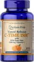 Puritan Pride Witamina C 1500 mg z Rose HIPS Kaplets, 100 Hrabia