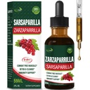 Sarsaparilla Root Extract Drops for Liver Cleanse Detox & Naprawa, Suplement wsparcia immunologicznego z Dandelion Cocolmeca Polypodium Leucotomos. Diente de Leon para Limpieza de Colon y Desintoxicar. 2oz