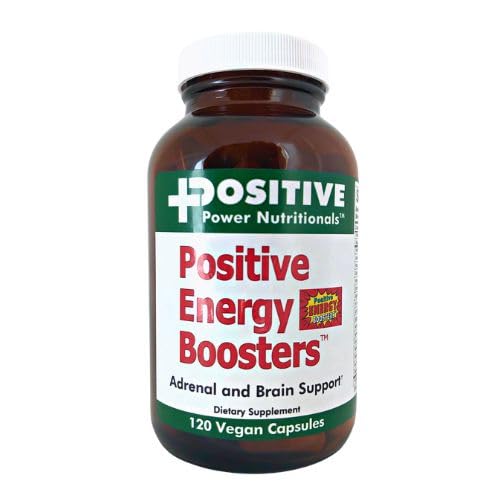 VitaBoost Pozytywny Energy Boosters - Natural Energy Supplement with Herbs, B- 12, Bee Pollen, Jitter- Free Smooth Energy, Quick & Safe, No Cafeline, Efedra lub Guarana (120)