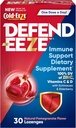 Defend- EEZE immunologicznego wsparcia suplement diety Lozenges, 100% Dzienna wartość cynku, Witaminy C & D na dawkę, z Echinacea & Elderberry, Pomegranat Flavor, 30 Lozenges